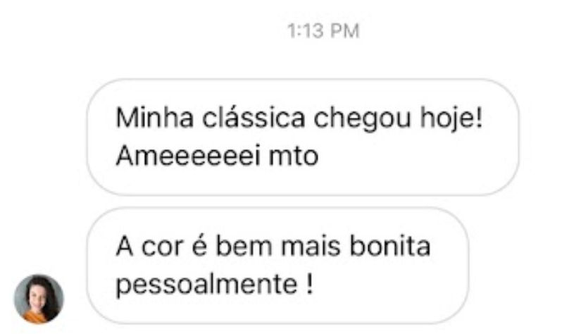 Depoimento de cliente ID Bags 3