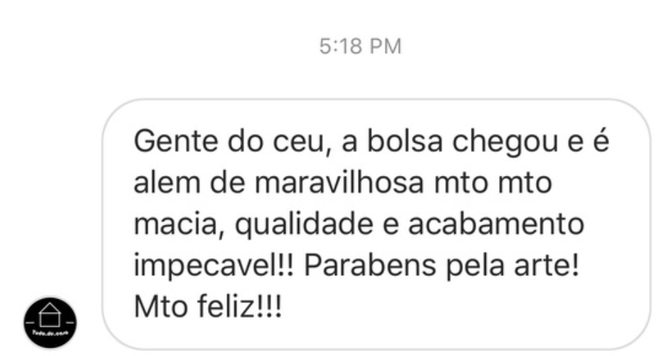 Depoimento de cliente ID Bags 5
